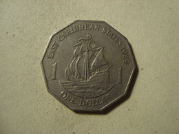 MONNAIE CARAIBES ORIENTALES 1 DOLLAR 1989 - Caraibi Orientali (Stati Dei)