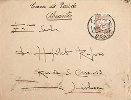 1942. Portugal. Carta Enviada De Braga Para Lisboa E Reexpedida Para O Gavião - Postal Logo & Postmarks
