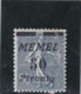 Memel YV 81 Neuf Avec Trace De Charnière 1922 - Ungebraucht