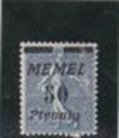 Memel YV 81 Neuf Avec Trace De Charnière 1922 - Ongebruikt