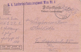 Feldpostkarte - K.k. Landwehrinfanterieregiment Wien Nr. 1 - 1915 (53712) - Covers & Documents