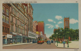 Chapel Street, Looking West, New Haven, Conn. - New Haven