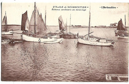 ILE DE NOIRMOUTIER - Bateaux Sardiniers Au Mouillage - Ile De Noirmoutier