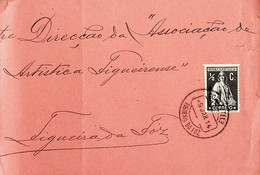 1914. Portugal. Ceres. Fragmento De Cinta Enviada Da Figueira Da Foz Localmente - Postal Logo & Postmarks