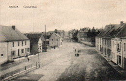 Rance Grand'rue Papeterie Circulé En 1920 - Sivry-Rance