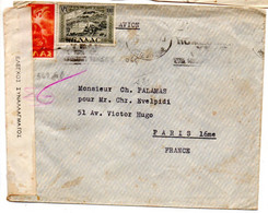 Grèce -- Lettre Censurée  D'Athènes (Grèce) Destinée à PARIS (France)..............à Saisir - Storia Postale