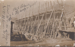 1911. NORGE. Original Foto Postcard Of The Ship Polariis During The Contruction In Fj... () - JF412364 - Altri & Non Classificati
