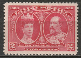 Canada 1908 Sc 98  MH* Minor Disturbed Gum - Neufs