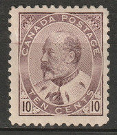 Canada 1903 Sc 93 Mi 81 Yt 82 MH* Disturbed Gum Small Thins - Unused Stamps