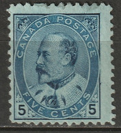 Canada 1903 Sc 91  MH* Disturbed Gum - Unused Stamps