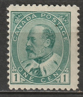 Canada 1903 Sc 89  MLH* Some Disturbed Gum - Nuevos