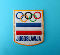 YUGOSLAVIA NOC - Nice Olympics Patch * Olympic Games Jeux Olympiques Olympia Olympiad Olympiade Olimpici - Apparel, Souvenirs & Other