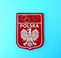 POLAND NOC - Nice Olympics Patch * Olympic Games Jeux Olympiques Olympia Olympiad Olympiade Olimpici - Habillement, Souvenirs & Autres