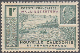 WALLIS AND FUTUNA   SCOTT NO 92   MINT HINGED   YEAR  1941 - Unused Stamps