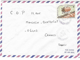 1977 / Enveloppe Avion / Timbre 31 F Agrianome Fairmairei / Ver Du Bancoulier / Nouvelle Calédonie - Cartas & Documentos