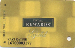 Carte Casino : Total Rewards ® Gold : 11 Logos © 2007 - Tarjetas De Casino