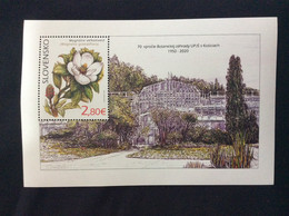 2020 YT BF56 ** Mint Bloc Jardin Botanique De Kosice Magnolia - Blocchi & Foglietti