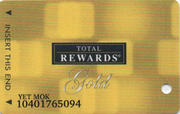 Carte Casino : Total Rewards ® Gold : 13 Casinos © 2011 - Casino Cards
