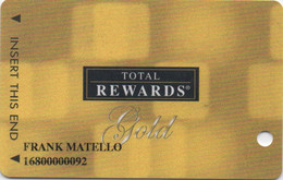 Carte Casino : Total Rewards ® Gold : 13 Casinos © 2011 - Cartes De Casino