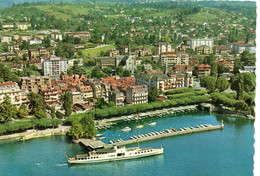 Vevey Belle Vue Du Port La Tour De Peilz Hôtel Du Lac Bateaux - La Tour-de-Peilz