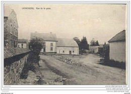 LAVACHERIE ..-- MILITARIA .   Rue De La GARE . 1918 . Voir Verso . Voir Texte Militaire!!! - Sainte-Ode