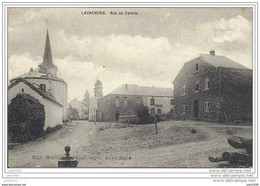 LAVACHERIE ..--  MILITARIA .  Rue Du Centre . 1918 . Texte Militaire ! Voir Verso . Voir Toit Eglise En Restauration !!! - Sainte-Ode