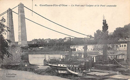 Conflans-Sainte-Honorine . Fin D'Oise      78      Le Port Aux Guêpes Et Pont Suspendu    (voir Scan) - Conflans Saint Honorine