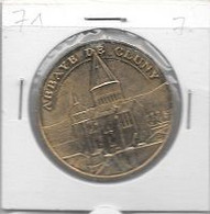 Médaille  Ville, Touristique  Monnaie  De  Paris  2011, ABBAYE  DE  CLUNY  ( 71 ) - 2011