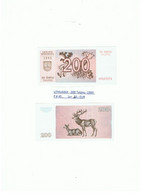 LITHUANIA -200 TALONU-1993 , P # 45 , UNC. - Lithuania