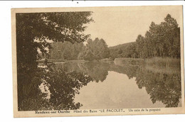 CPA Carte Postale Belgique-Rendeux Sur Ourthe Hôtel Des Bains Un Coin De La Propriété  VM25866d - Rendeux