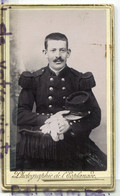 - Beau Soldat, Militaire Du 2 éme Régiment ( Col ), Photographe De Montpellier, Léon, Ancienne Lauzit, BE, Scans., - Oorlog, Militair