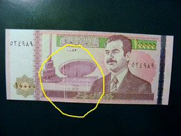 Error Printing UNC Banknote Iraq P-89 2002 10000 Dinars, - Iraq