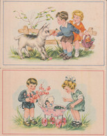 Lot De 6  Très Belles Cartes Postales Anciennes De Scènes D'Enfants - Humorous Cards