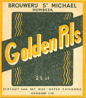 Oude Etiketten / Anciennes étiquettes Bier Bièrre : Brouwerij St Michael Humbeek - Bier