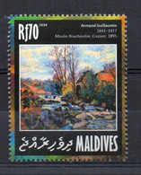 Armand Gaullamin, “Moulin Bouchardon, Crozant” 1895 - (Maldives 2014) MNH (2W0120) - Impressionisme