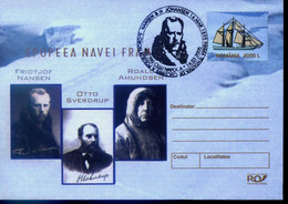 Explorateur F.NANSEN   Cachet Special  Roumanie / Romania 2005 - Polar Exploradores Y Celebridades