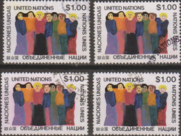 NAZIONI UNITE 1978 MiN°317 4v (o) Vedere Scansione - Used Stamps