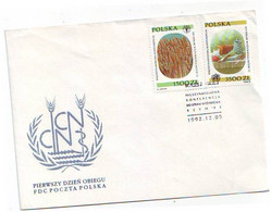 POLAND FDC 3417-3418 - Agriculture