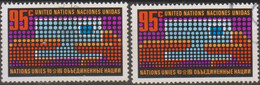 NAZIONI UNITE 1972 MiN°242 2v (o) Vedere Scansione - Gebraucht