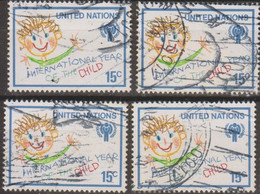 NAZIONI UNITE 1979 MiN°334 4v (o) Vedere Scansione - Used Stamps