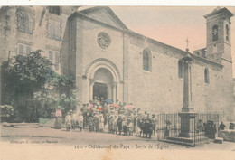 84 // CHATEAUNEUF DU PAPE   Sortie De L'église  2011 ** - Chateauneuf Du Pape