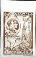 ESPAÑA 1930 EXPO SEVILLA EDIFIL 580 S MNH ** LUJO - Unused Stamps