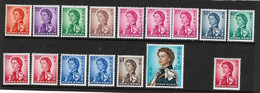 HONG KONG 1962 - 1973 UNCHECKED MOUNTED MINT VALUES TO $1.30 HUGE CATALOGUE VALUE - Ungebraucht