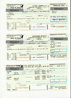 Alt1125 Air One Airways Billets Avion Ticket Biglietto Aereo Passenger Itinerary Receipt Imbarco Boarding Torino Napoli - Europa