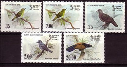 SRI LANKA 1983 1988 Fauna Birds MNH Mi 640-643, 840 #2341 - Ohne Zuordnung