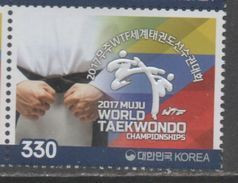 SOUTH KOREA, 2017, MNH, MARTIAL ARTS, TAEKWONDO, WORLD AEKWONDO CHAMPIONSHIPS, 1v - Unclassified