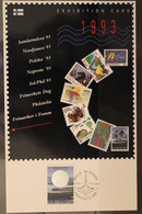 Finnland Ausstellungskarte Zur "FRIMERKETS DAG '93" Oslo - Hologramme