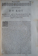 Mathieu De Morgues 1644  Pieces Curieuses En Suite De Celles Du Sieur De S. Germain - Bis 1700