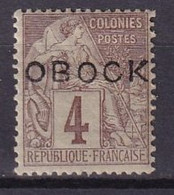 OBOCK - 4 C. De 1892 Neuf FAUX - Ongebruikt