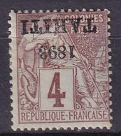 TAHITI - 4 C. De 1893 Neuf Avec Surcharge Renversée FAUX - Unused Stamps